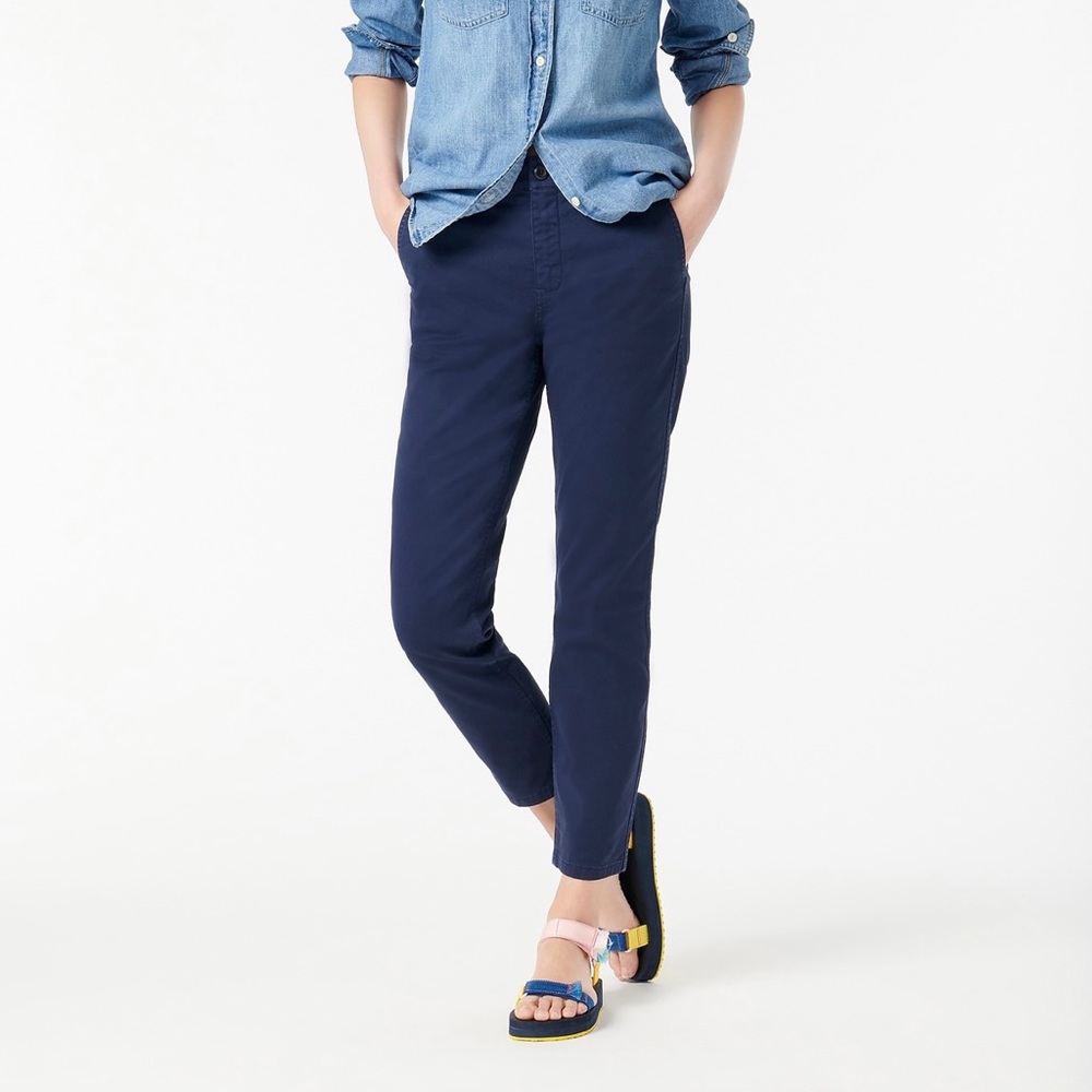 Vintage straight pant in stretch chino